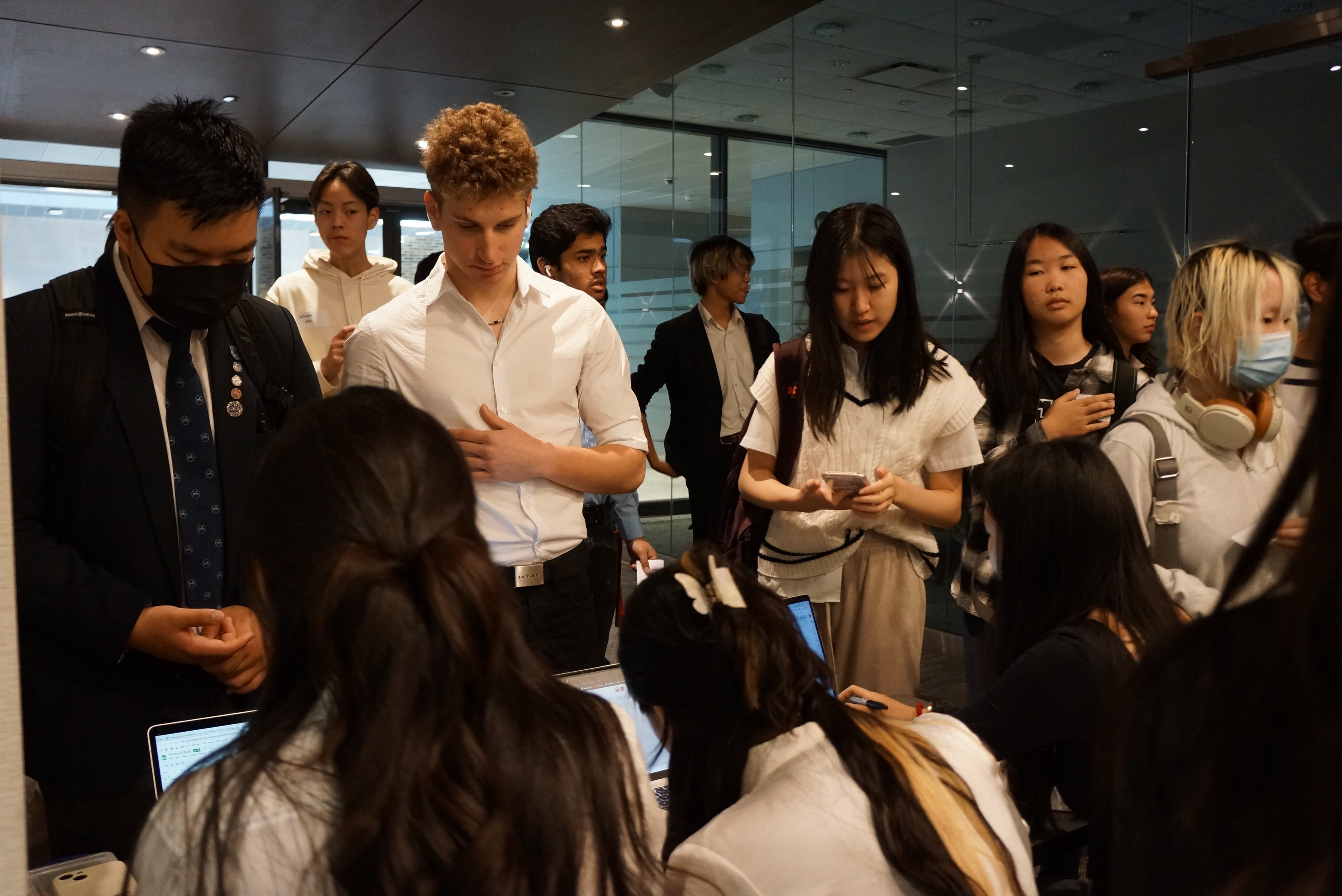 Students connecting at TYSIC