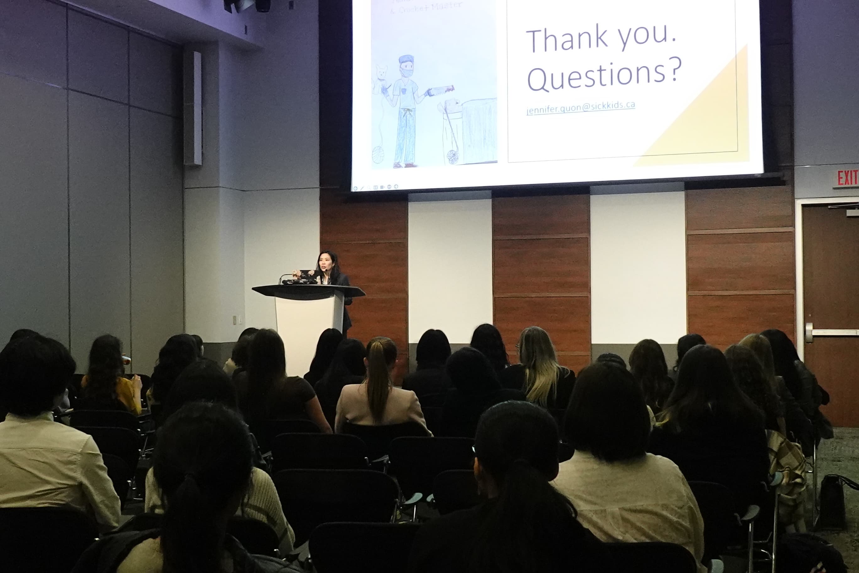 A closing presentation to TYSIC attendees